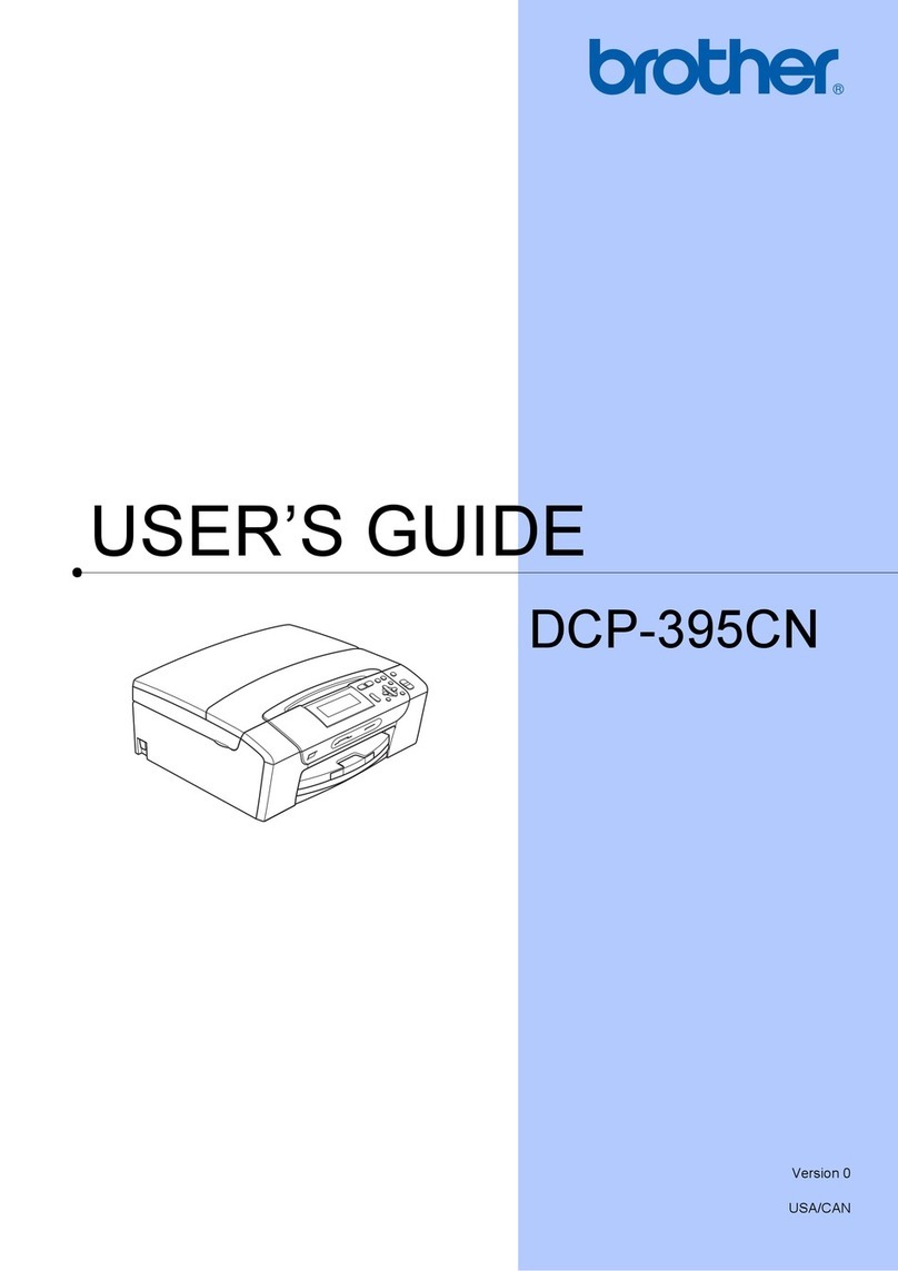 Brother DCP-395CN User manual