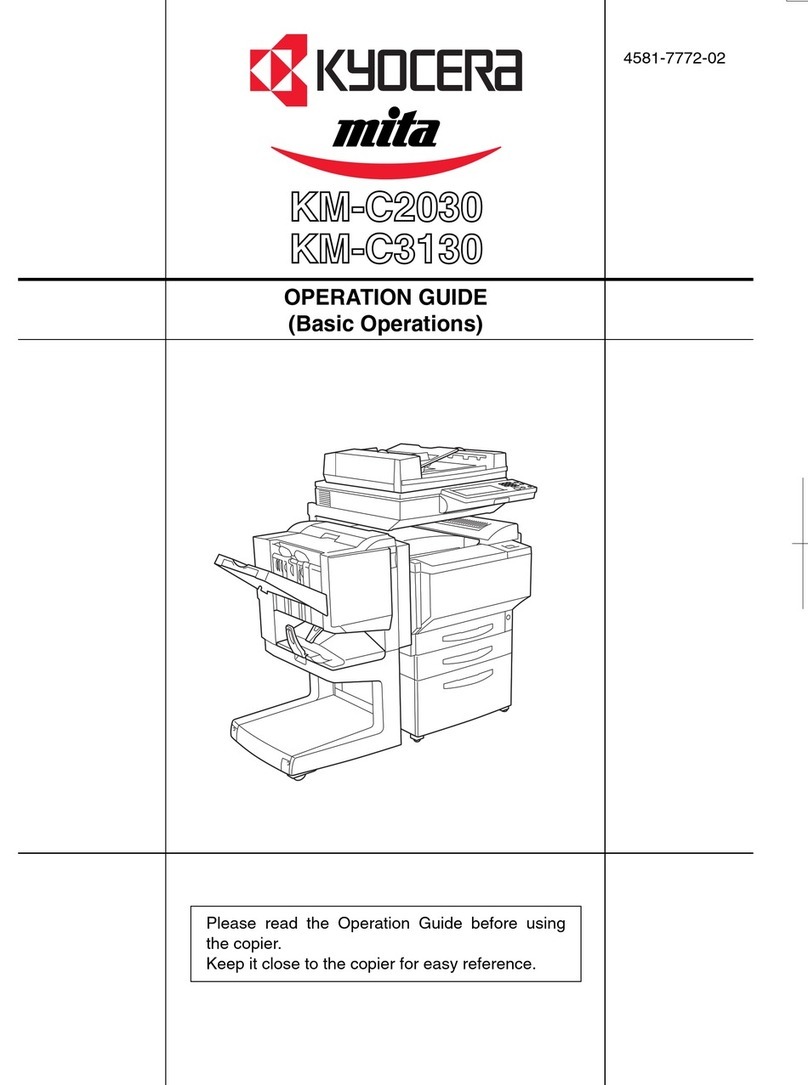Kyocera KM-C3130 User manual