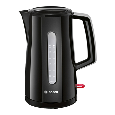 Bosch TWK3A033GB operating instructions
