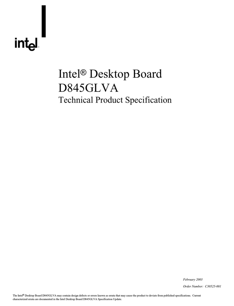 Intel BOXD845GLVAL - 845GL CEL/P4 400MHZ FSB UATX User manual