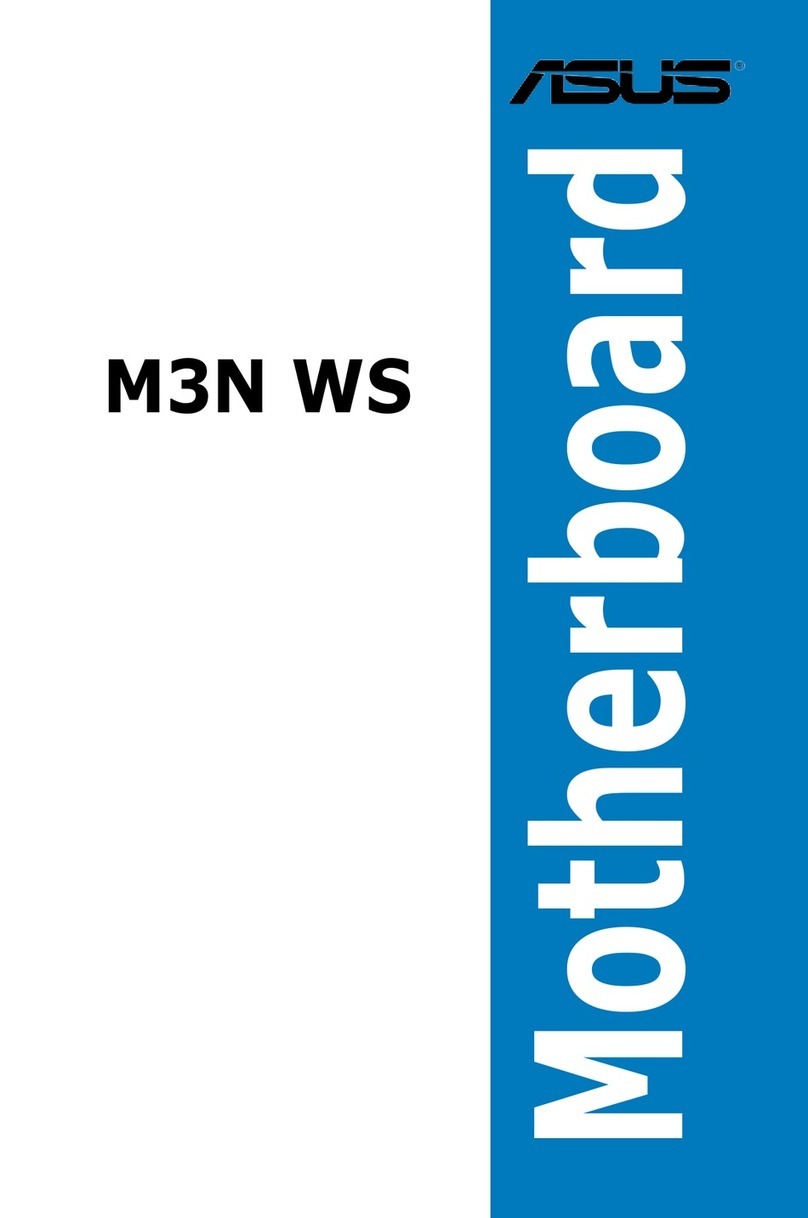 Asus M3N WS - Motherboard - ATX User manual