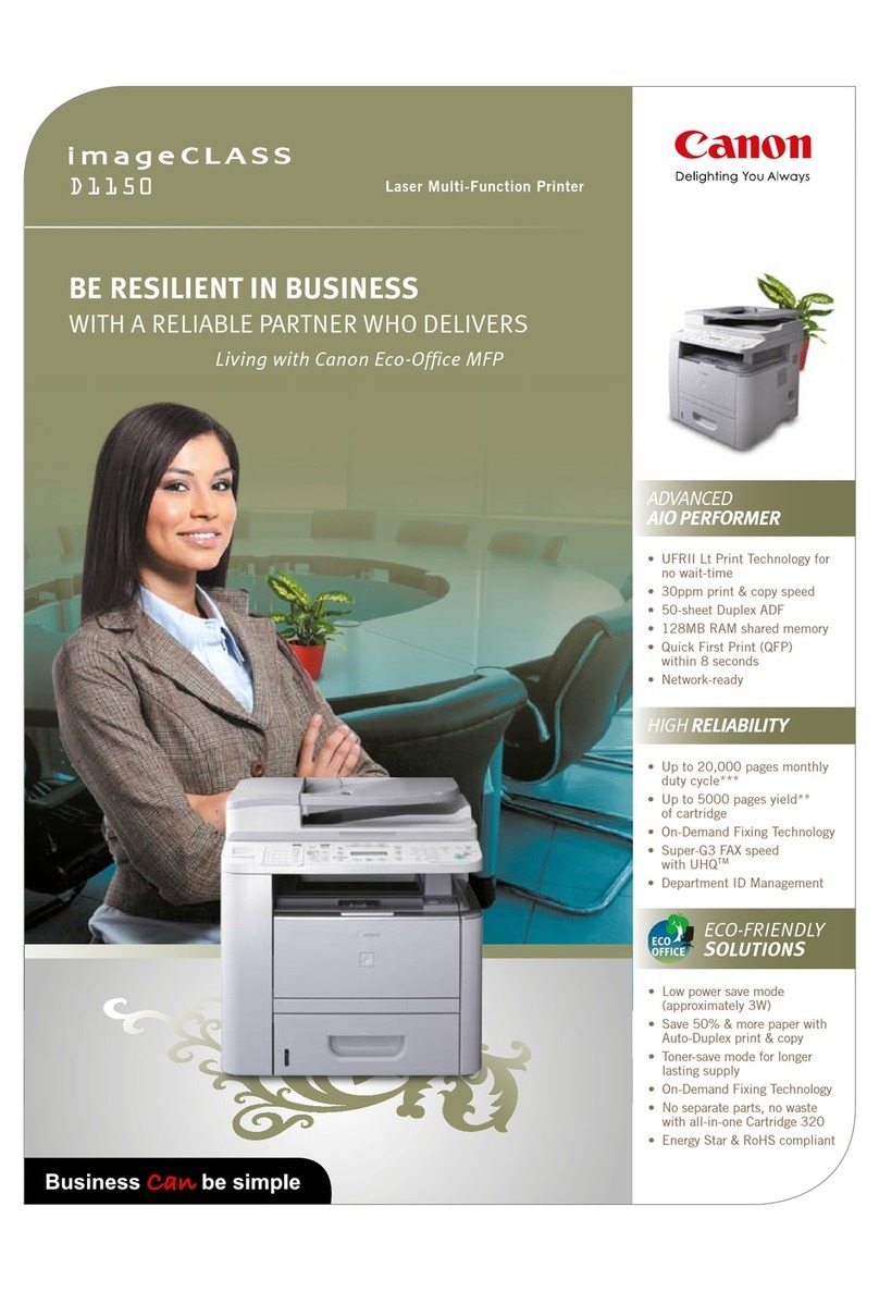 Canon imageCLASS D1150 Specifications Canon imageCLASS D1150 Specifications