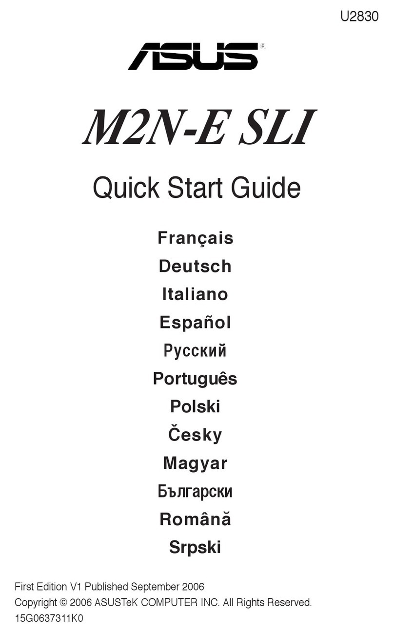 Asus M2N-E SLI User manual