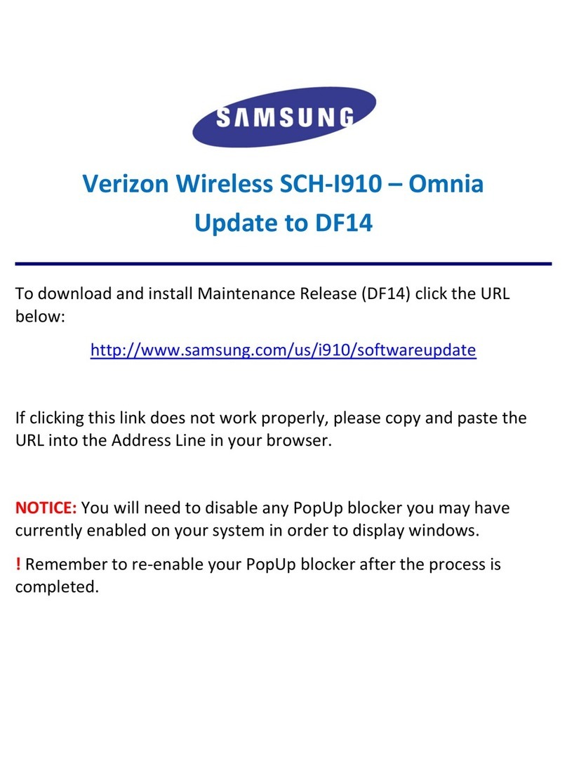 Samsung SCH-I910 Omnia Technical manual
