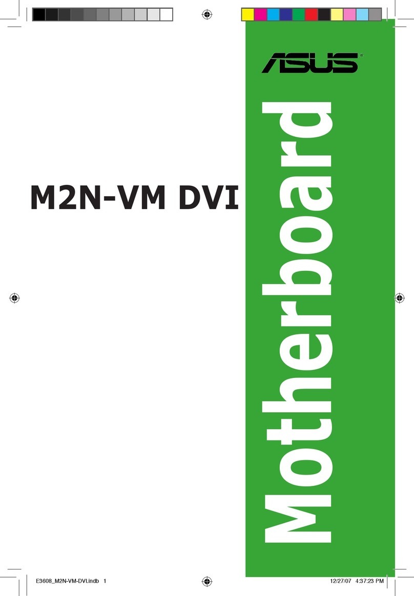 Asus M2N-VM - Motherboard - Micro ATX user guide