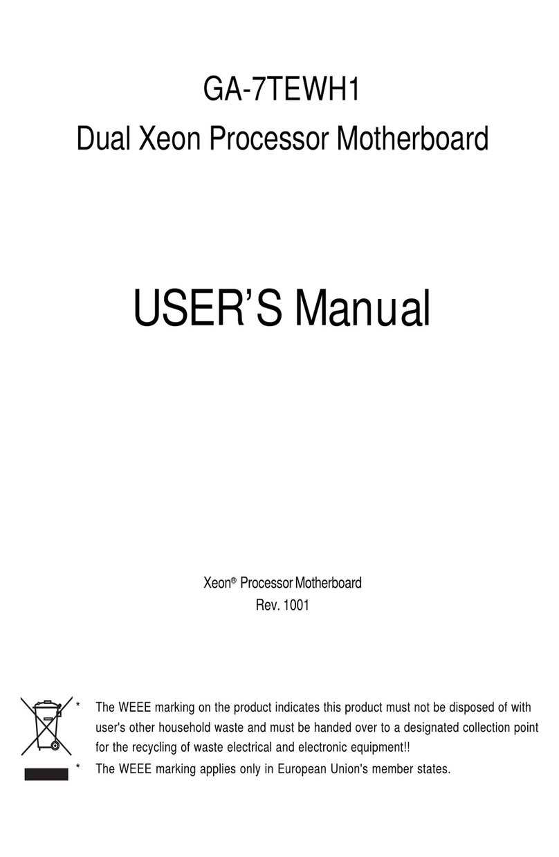 Gigabyte GA-7TEWH1 user manual