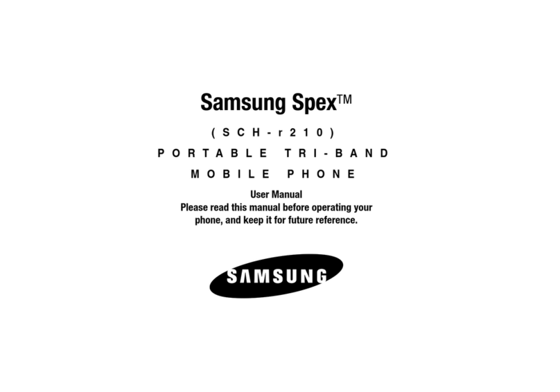 Samsung Spex SCH-r210 Series User manual