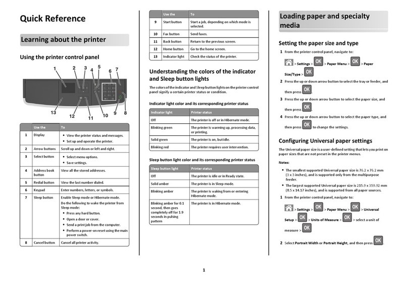 Lexmark MX310 Series User manual Lexmark MX310 Series User manual