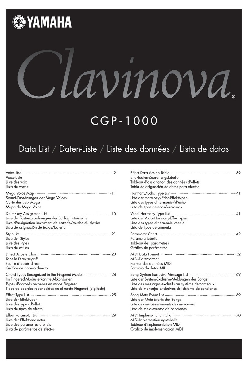 Yamaha Clavinova CGP-1000 Instruction Manual Yamaha Clavinova CGP-1000 Instruction Manual