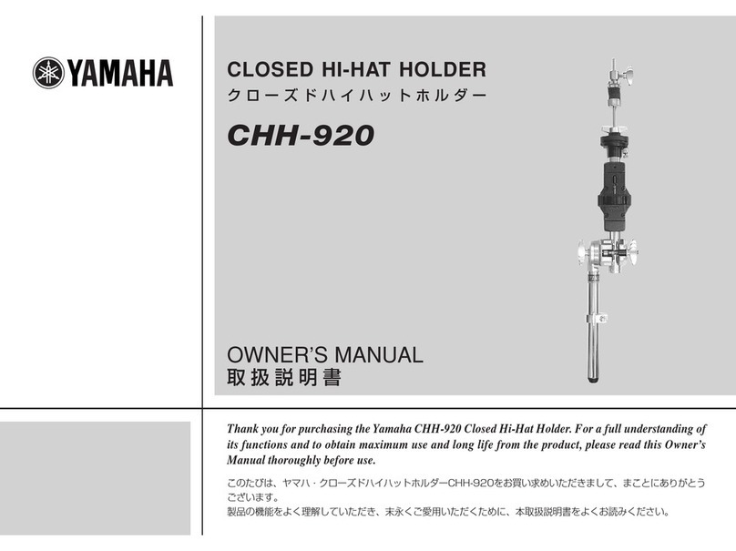 Yamaha CHH920 owner's manual