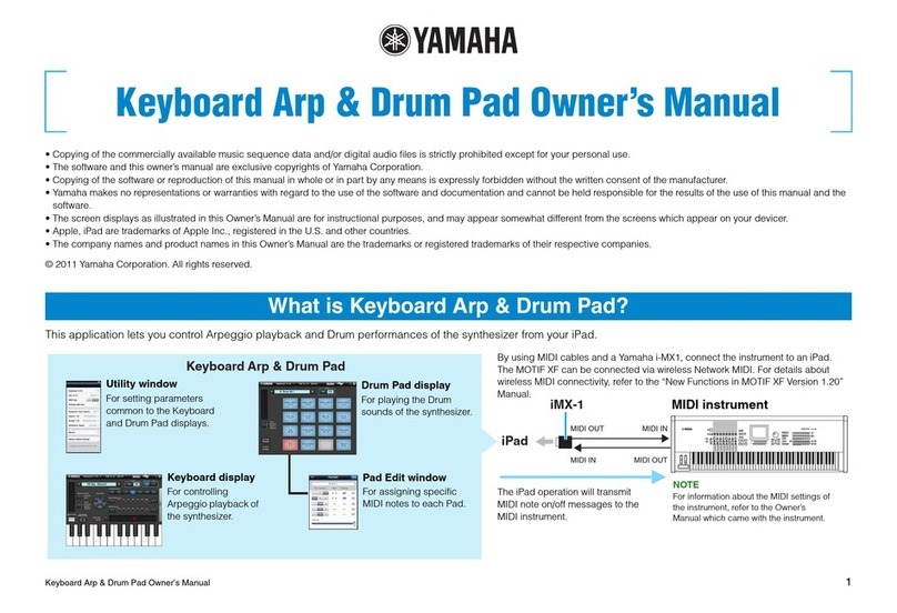 Yamaha Arp owner's manual