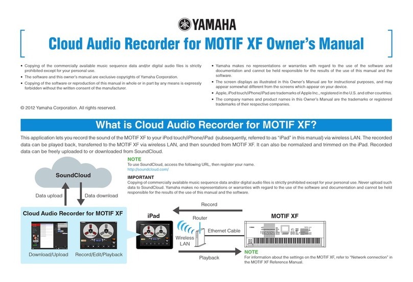 Yamaha Audio owner's manual