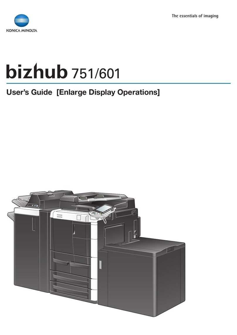 Konica Minolta bizhub 601 user guide