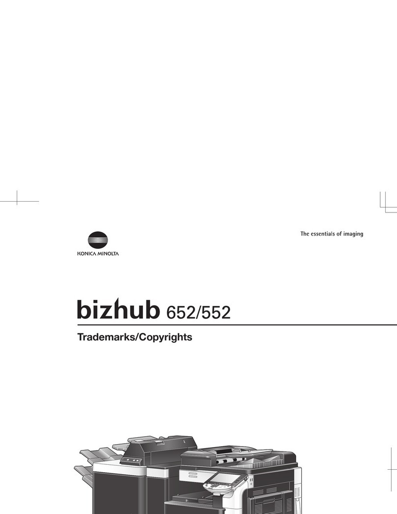 Konica Minolta bizhub 552 manual