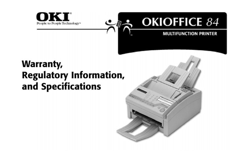 Oki OKIOFFICE84 Owner's manual
