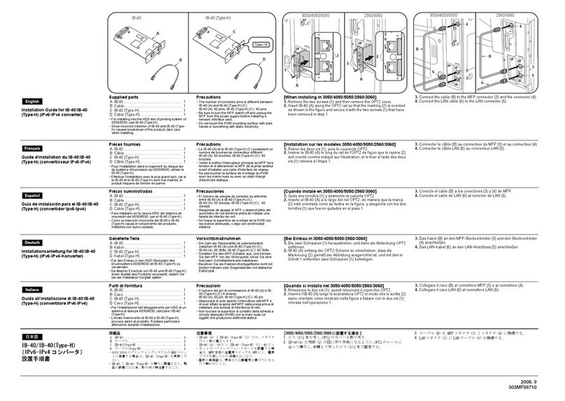 Kyocera KM-2560 installation guide
