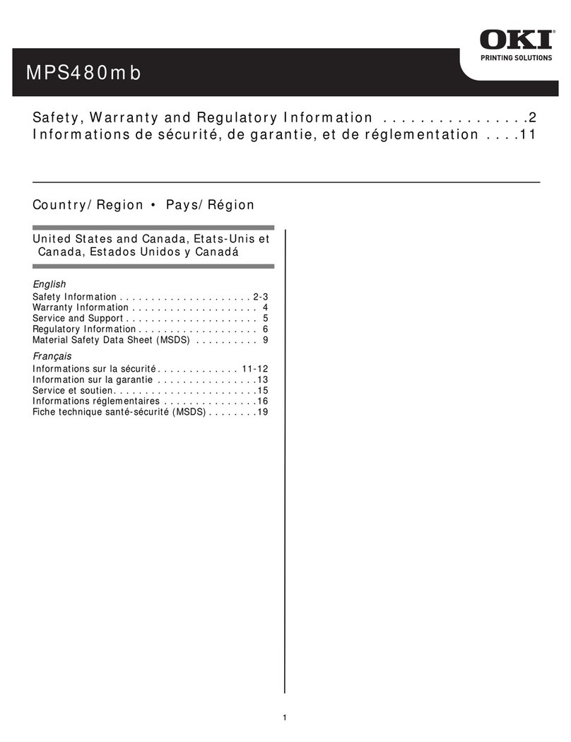 Oki MPS480mb Owner's manual