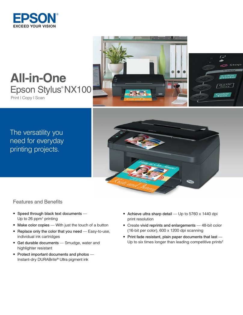 Epson NX100 - Stylus All-In-One User manual
