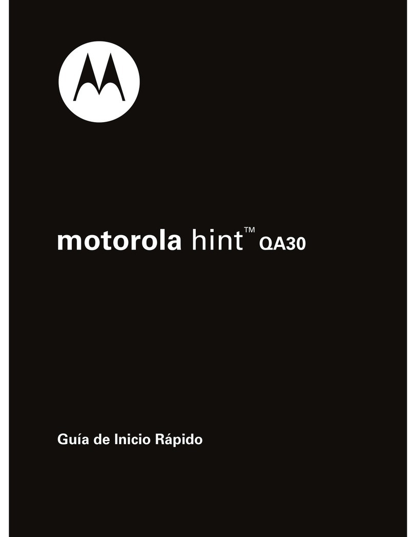 Motorola Hint QA30 Guía de inicio Rápido