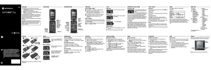 Motorola EX430EX431G MOTOGO User manual