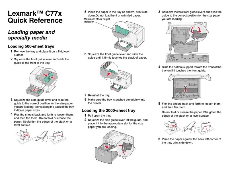 Lexmark 22L0214 - C 770dtn Color Laser Printer User manual