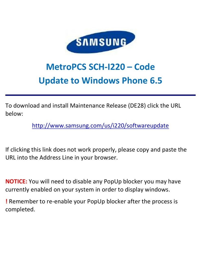 Samsung Code SCH-i220 Technical manual
