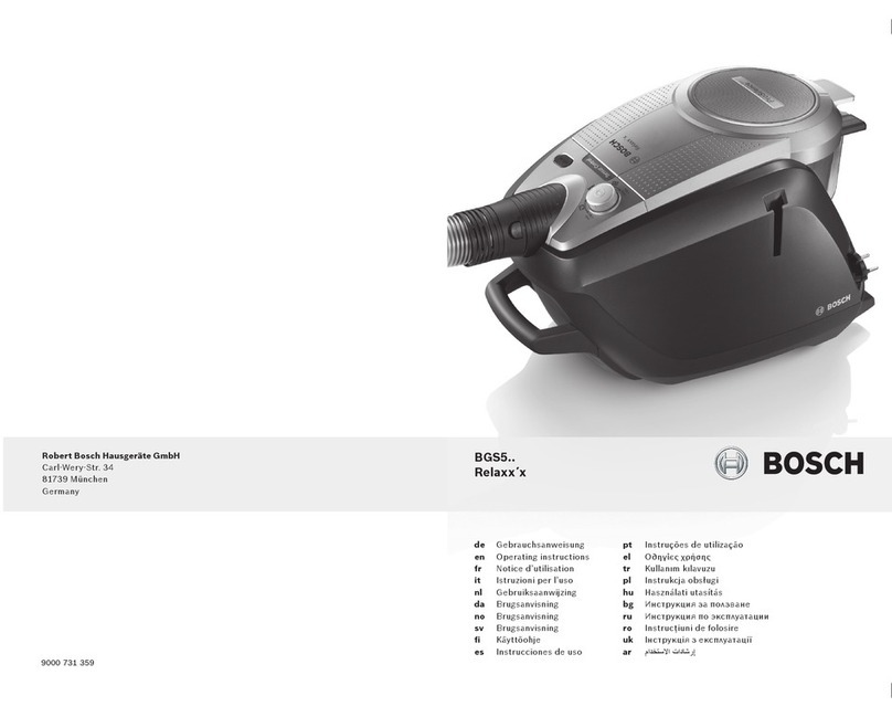 Bosch BGS52242GB operating instructions