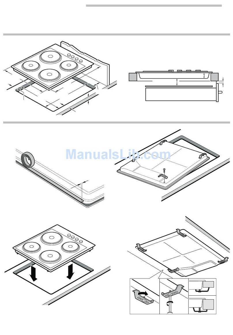 Bosch NCT615C01 Installation Instructions installation instructions