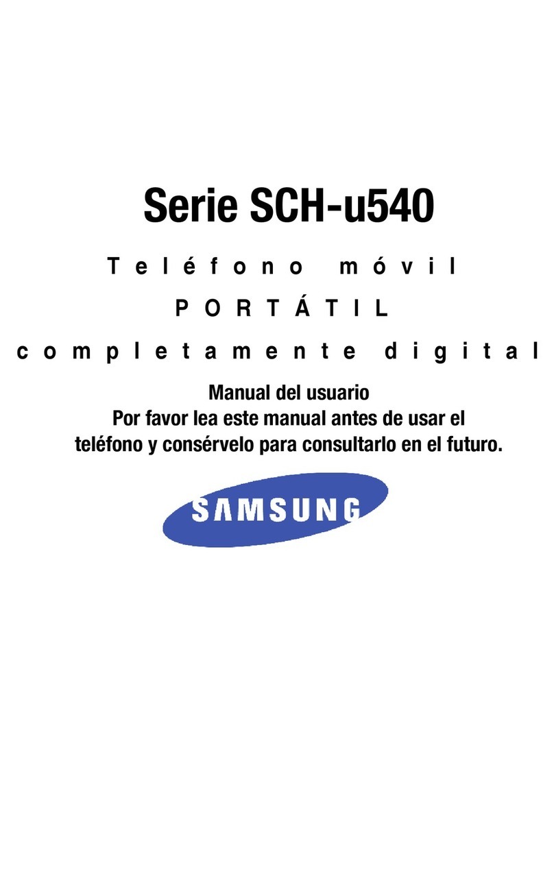 Samsung SCH U540 - Cell Phone - Verizon Wireless User guide