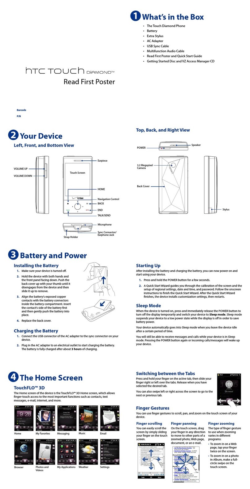 HTC HTC Touch Diamond User manual