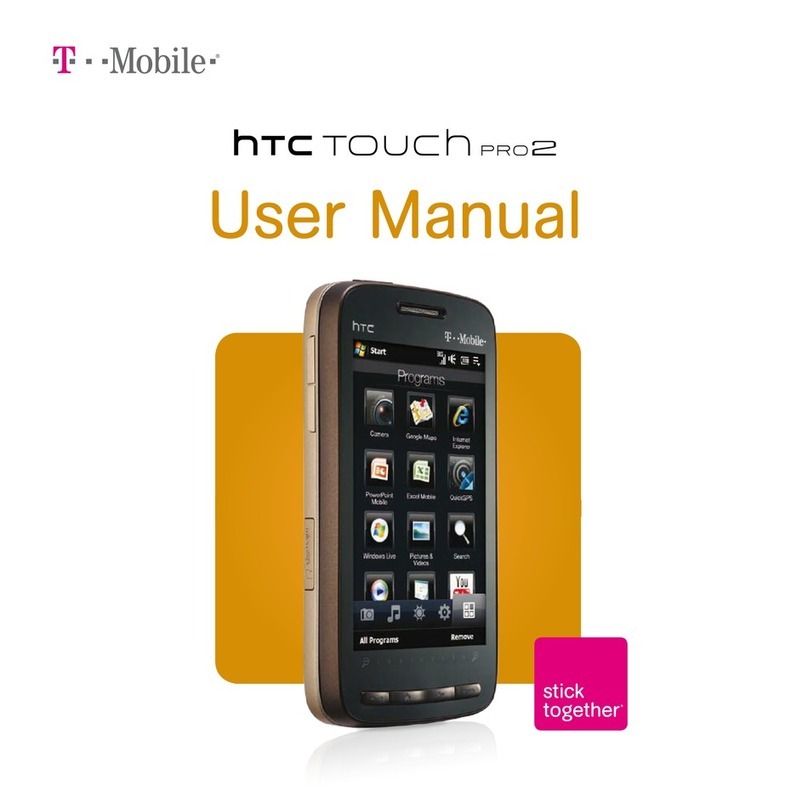 HTC TOUCH PRO 2 User manual HTC TOUCH PRO 2 User manual