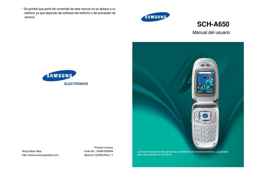Samsung SCH-A650 Manual Del Usuario
