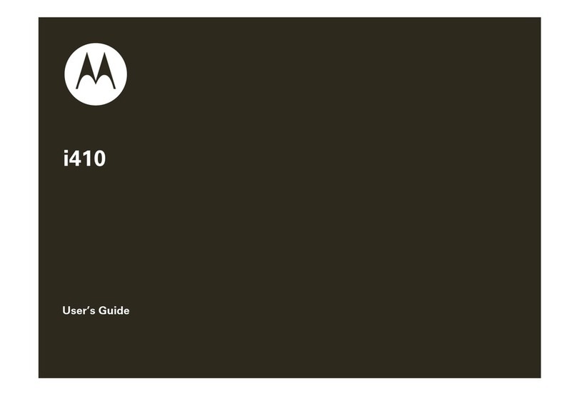 Motorola Telus Mike i410 User manual