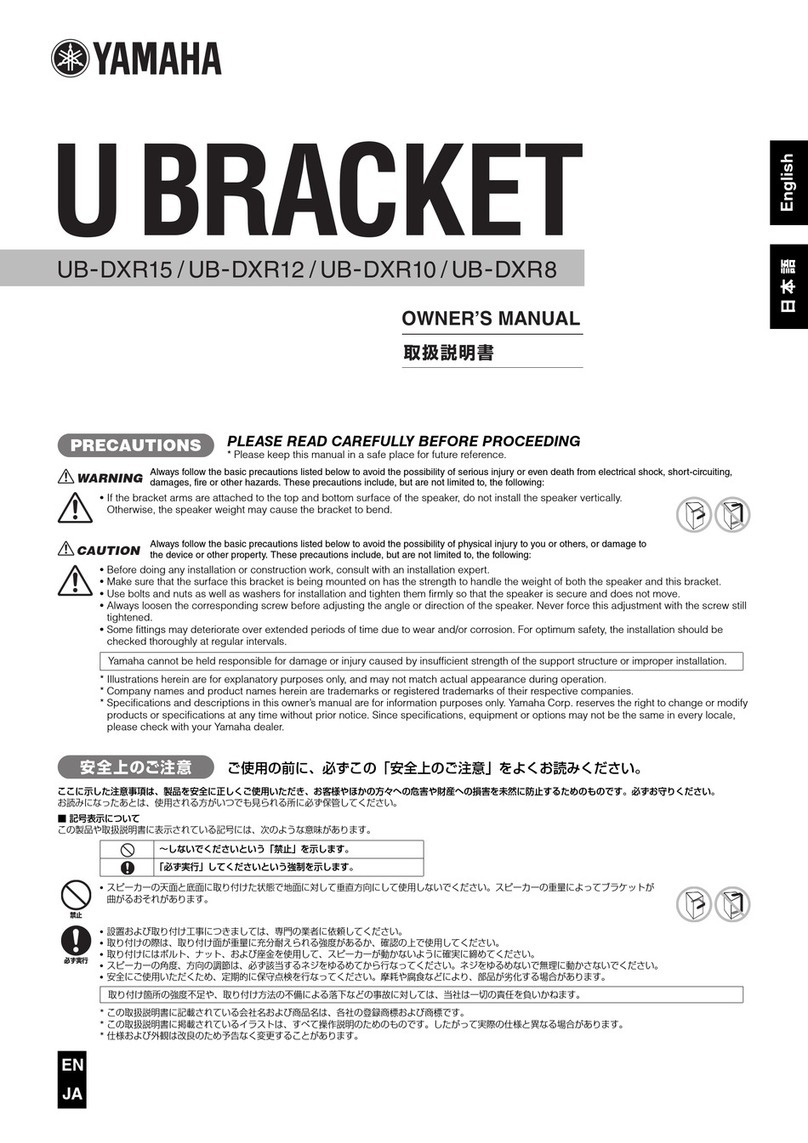 Yamaha UB-DXR10 owner's manual