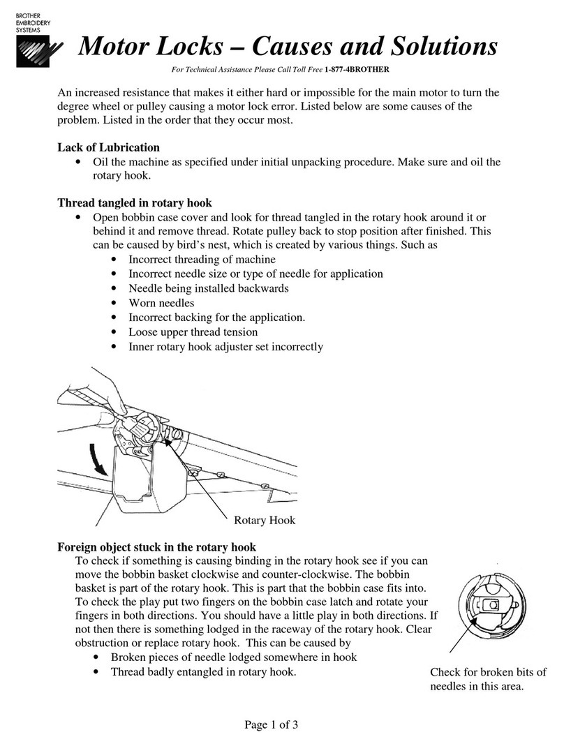 Brother BAS-416 User manual