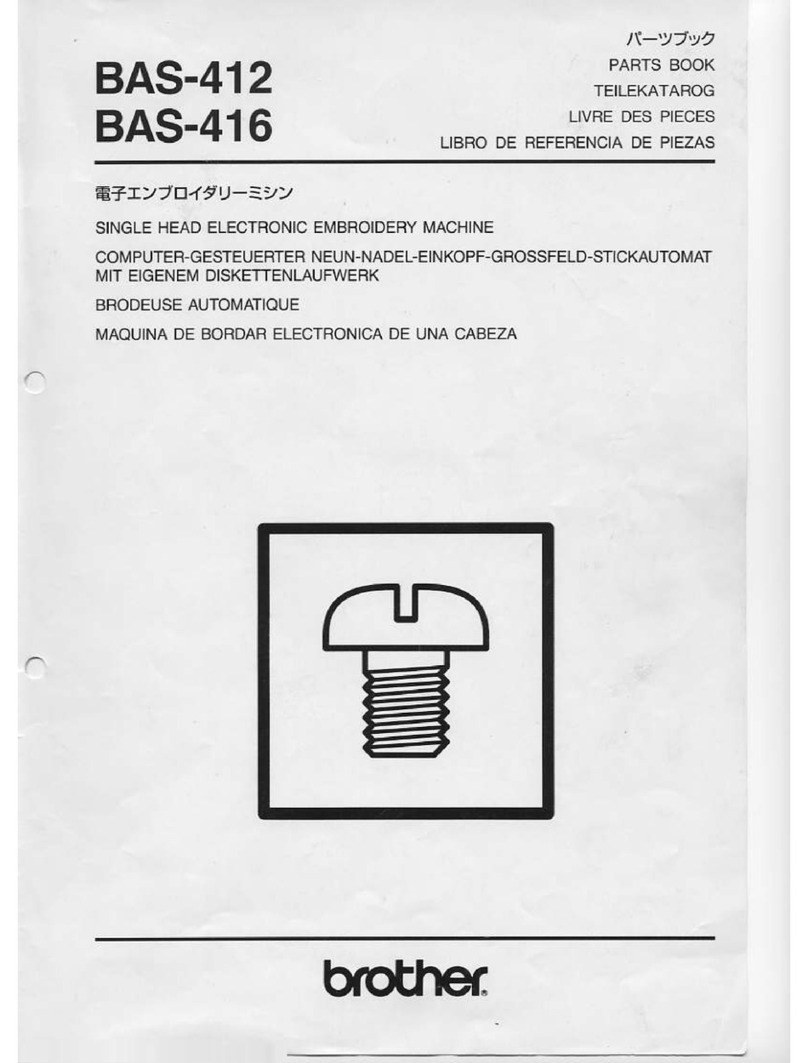 Brother BAS-412 parts manual