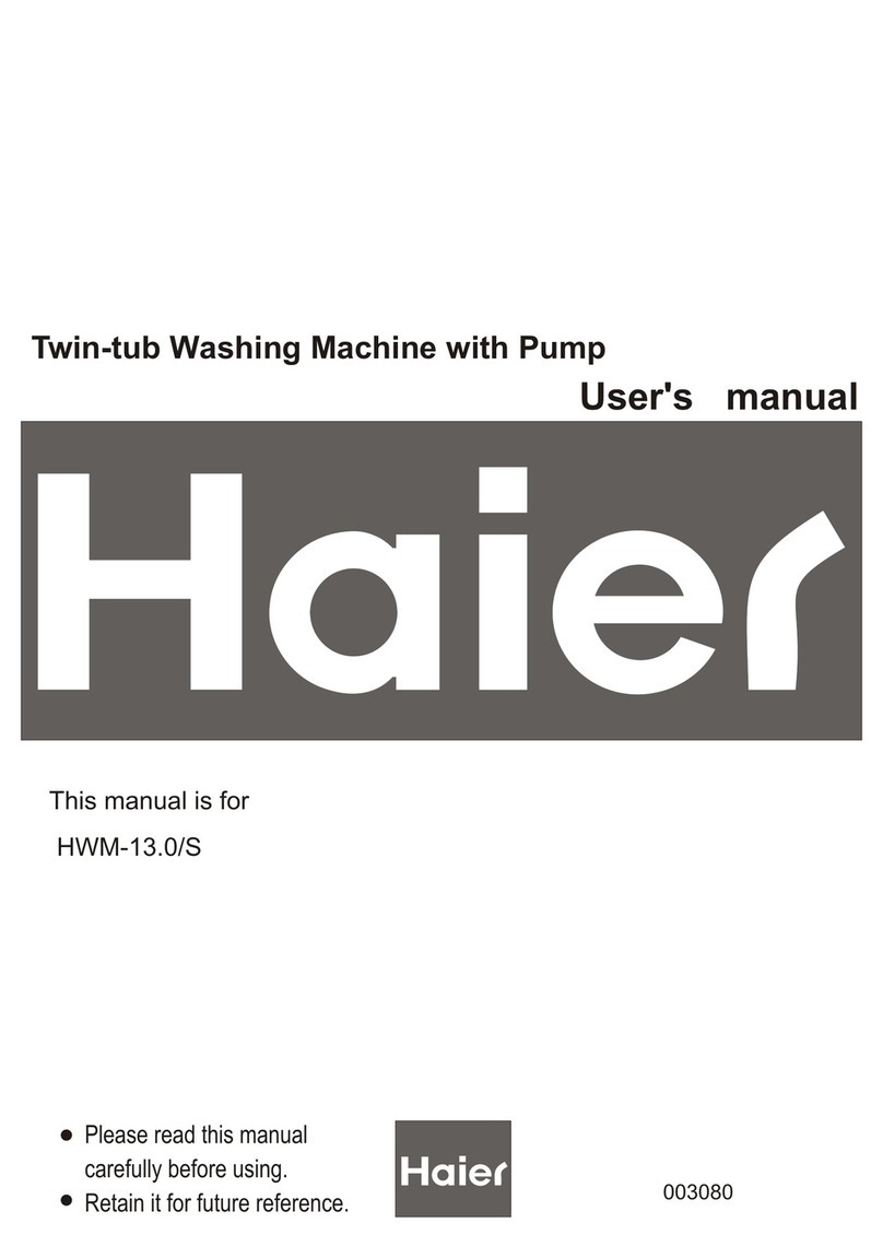 Haier HWM-13.0/S User manual Haier HWM-13.0/S User manual