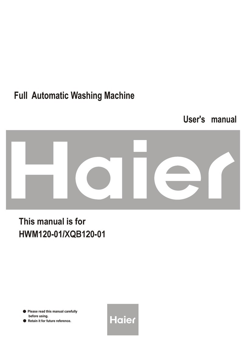 Haier HWM120-01 User manual Haier HWM120-01 User manual