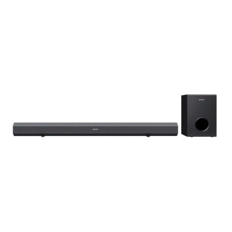 Sony HT-CT60 Getting started guide