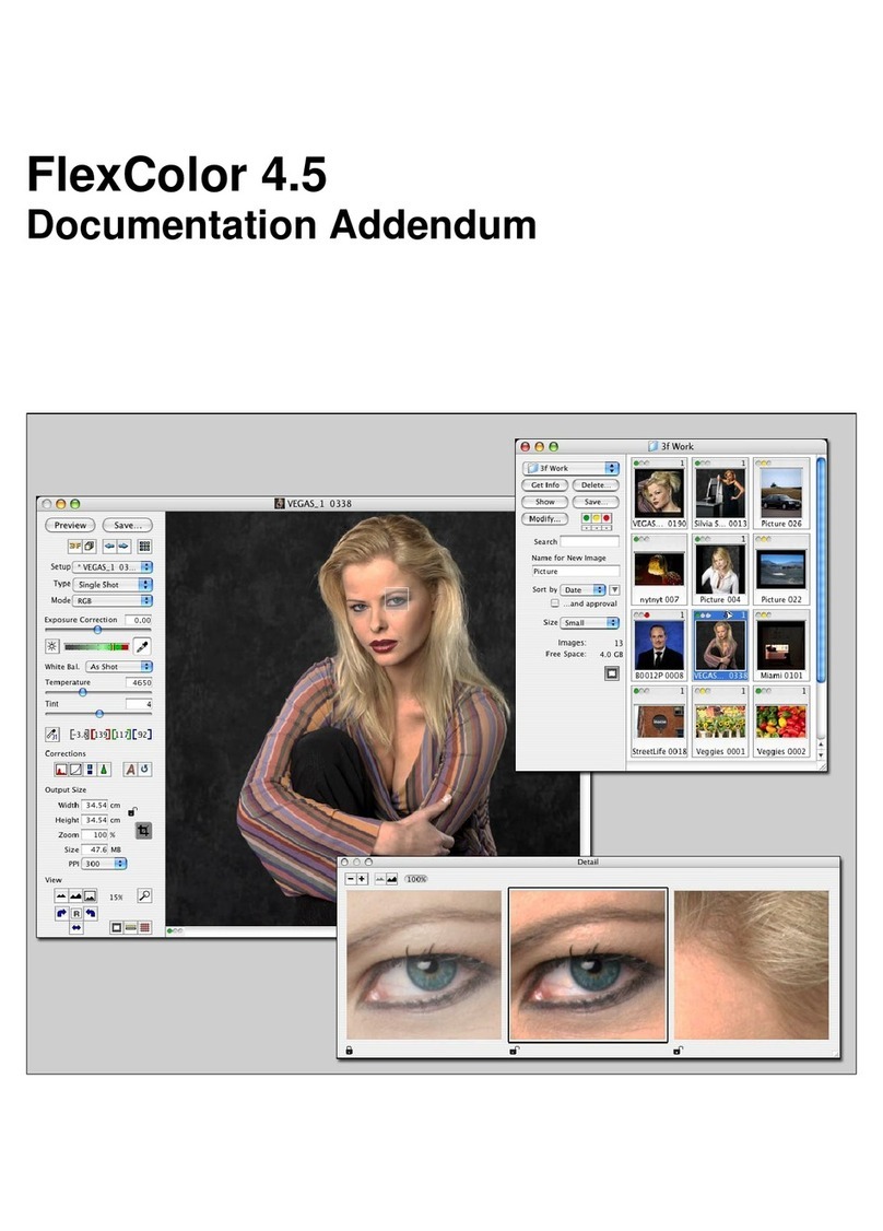 Hasselblad FLEXCOLOR V4.5 - Software guide