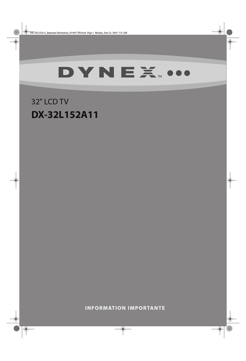 Dynex DX-32L152A11 Owner's manual