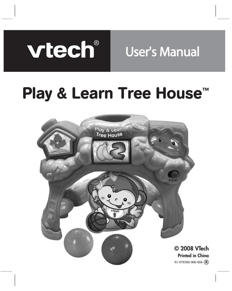 V-tech Play & Learn Tree House User manual