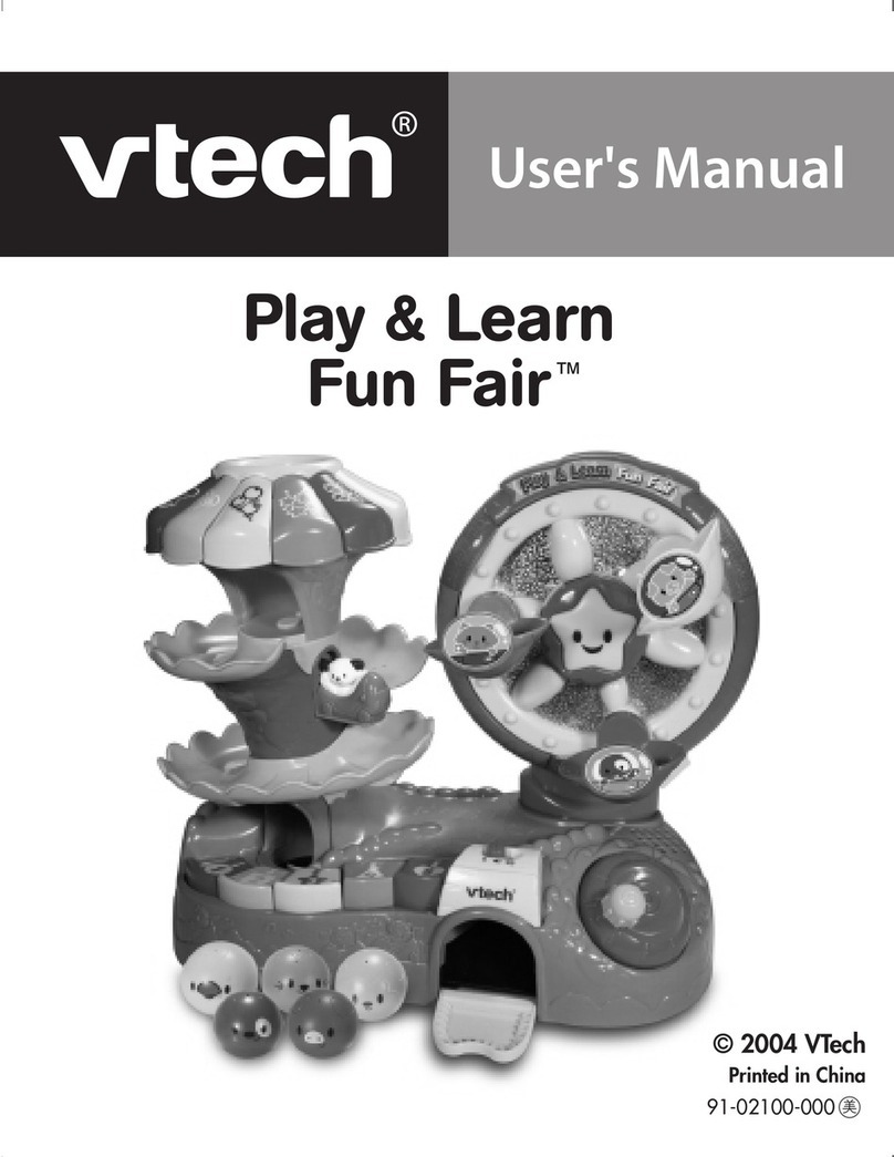 V-tech Play and Learn Fun Fair User manual