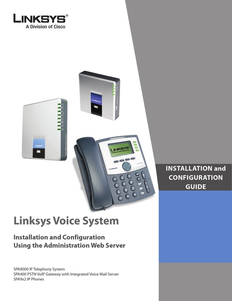 Linksys SPA9000-NA Installation and configuration guide