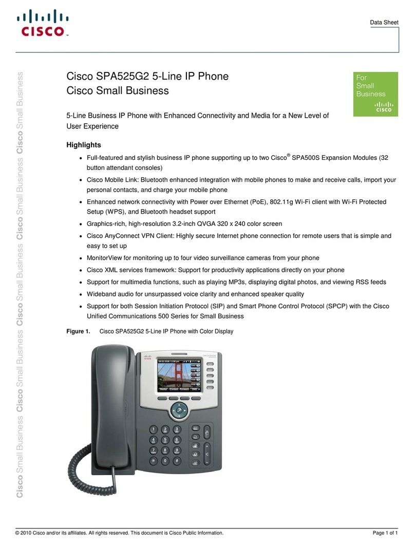 Cisco Small Business SPA525G2 User manual