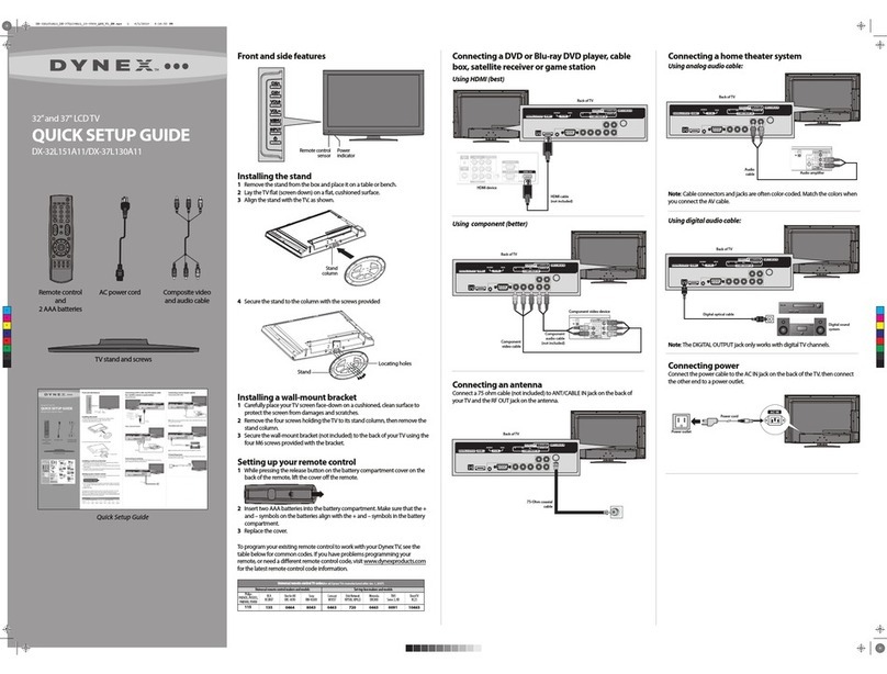 Dynex DX-32L151A11 User manual