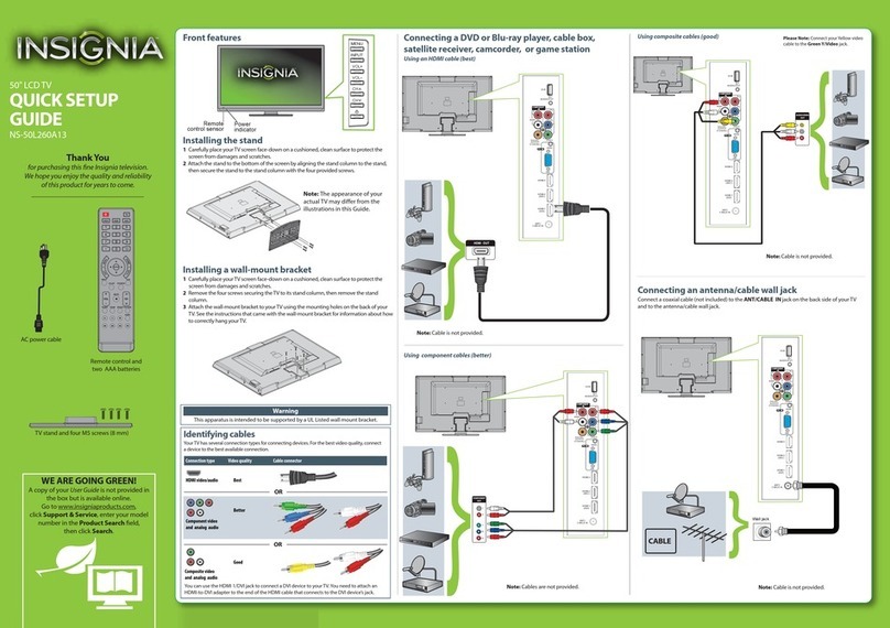 Insignia NS-50L260A13 User manual