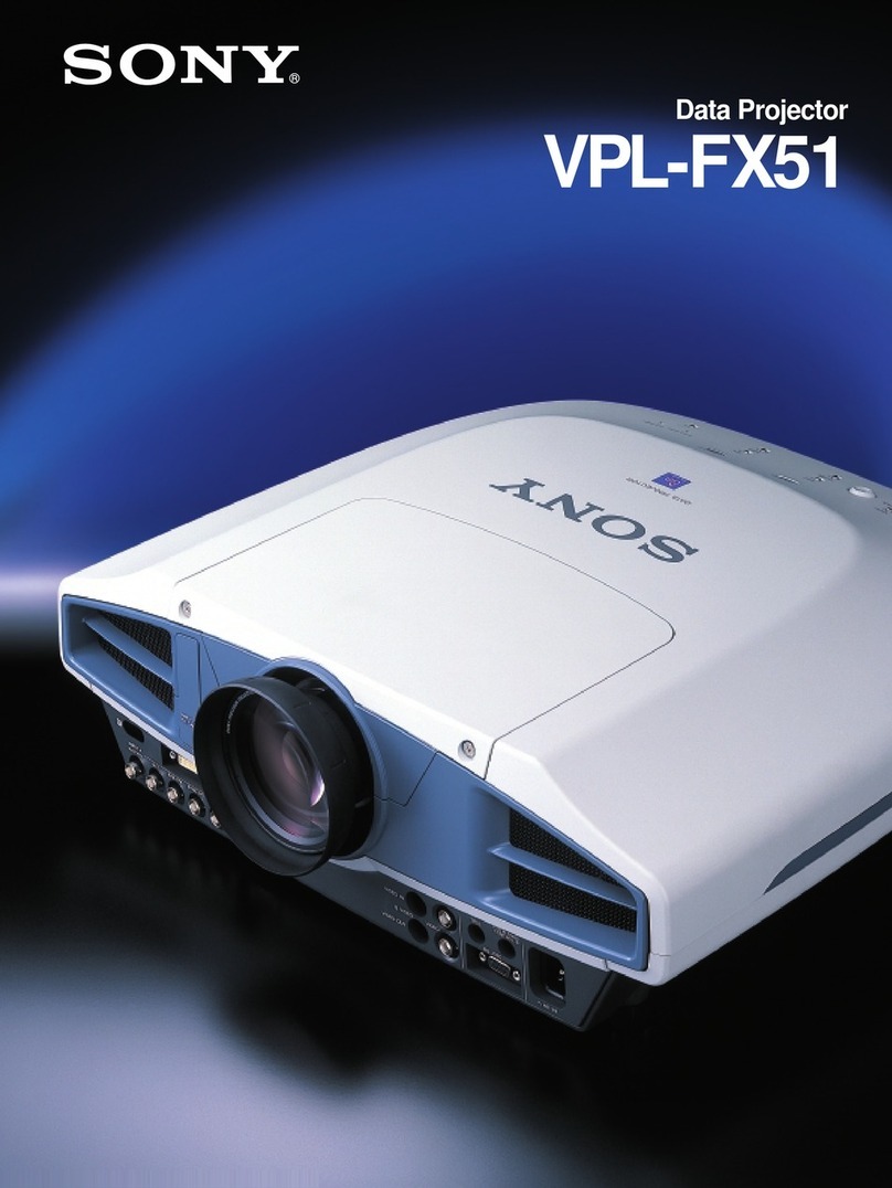 Sony VPL-FX51 User manual