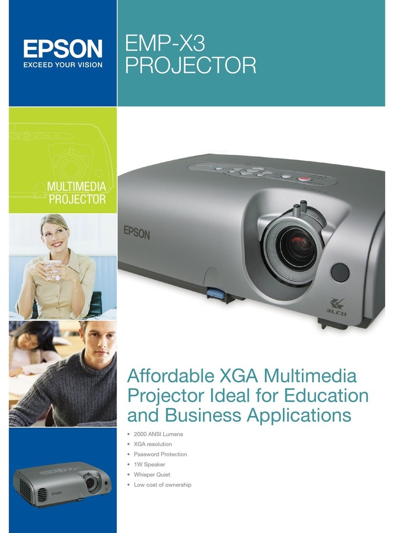 Epson EMP-X3 User manual