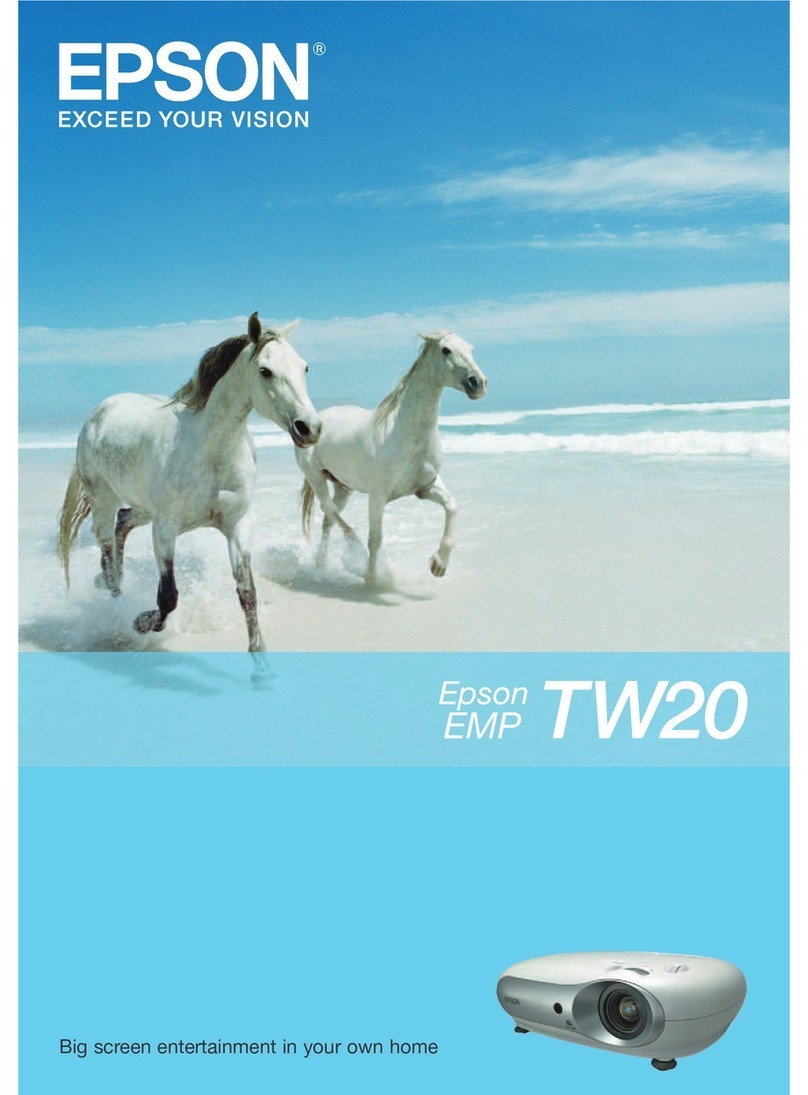 Epson Dreamino EMP-TW20 User manual